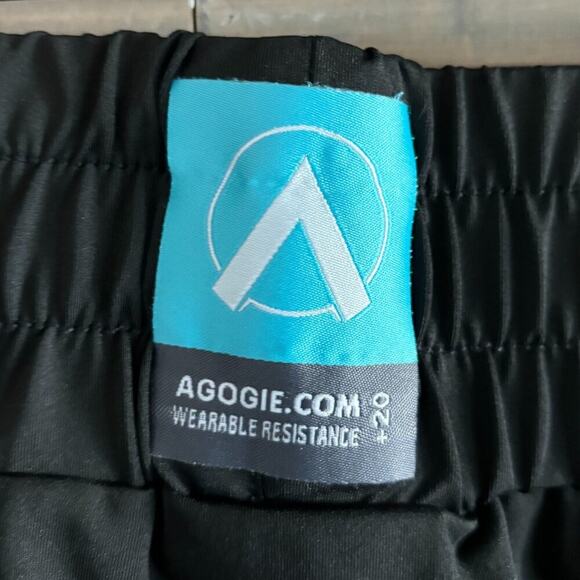 AGOGIE | Womens 20 Pound Wearable Resistance Black Pants XXL - Picture 7 of 7